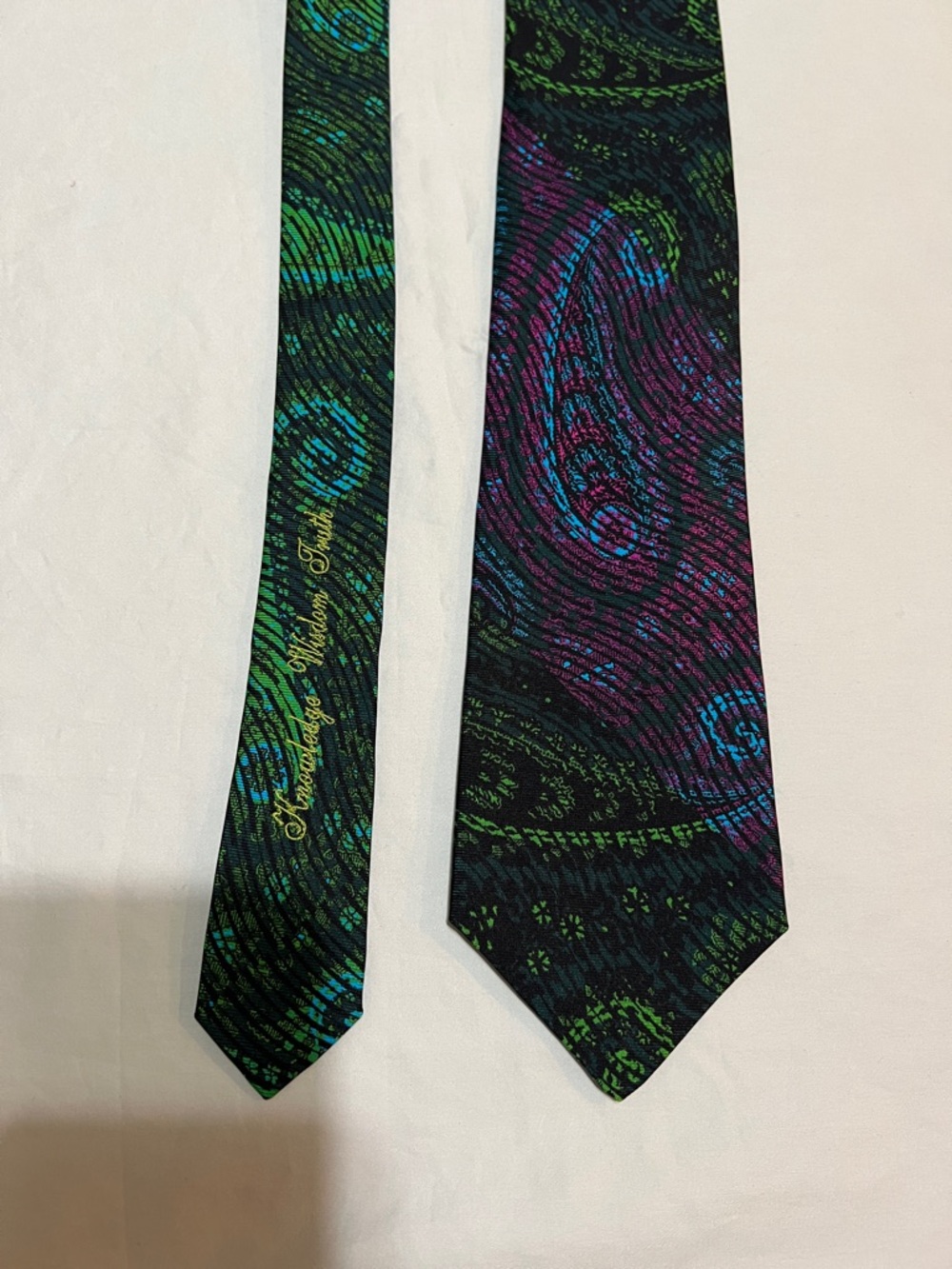 Robert Graham Silk Tie Extra Long 62” - Psychedelic Paisely
